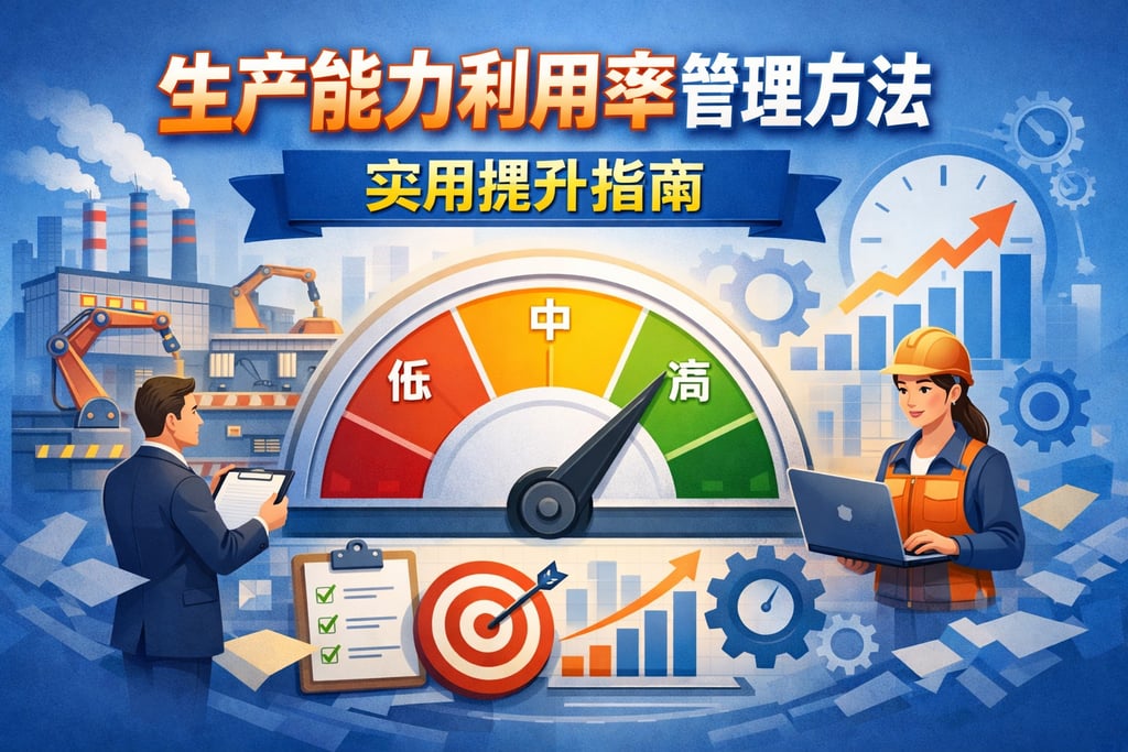 生产能力利用率管理方法与实用提升指南