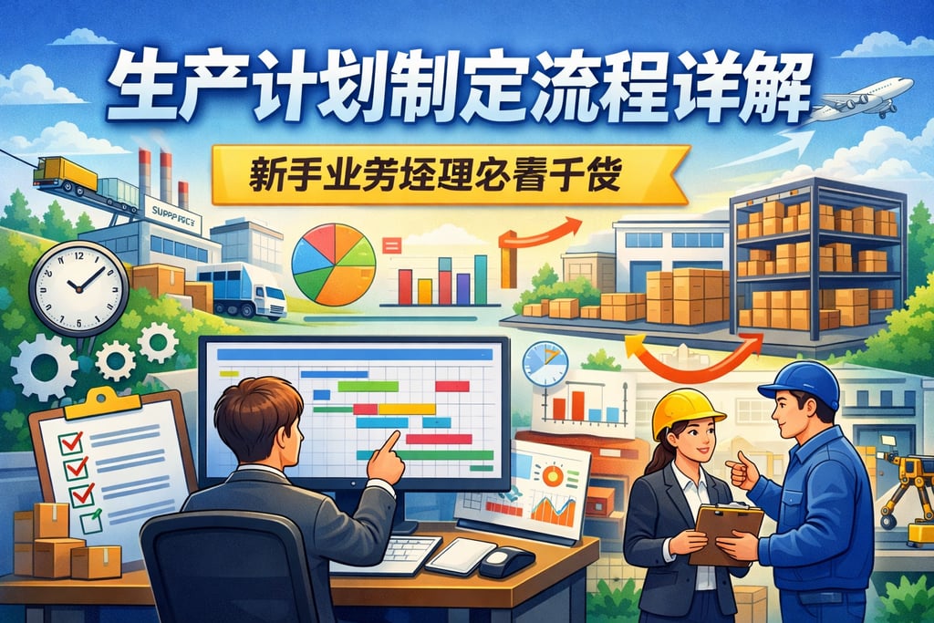生产计划制定流程详解，新手业务经理必看干货