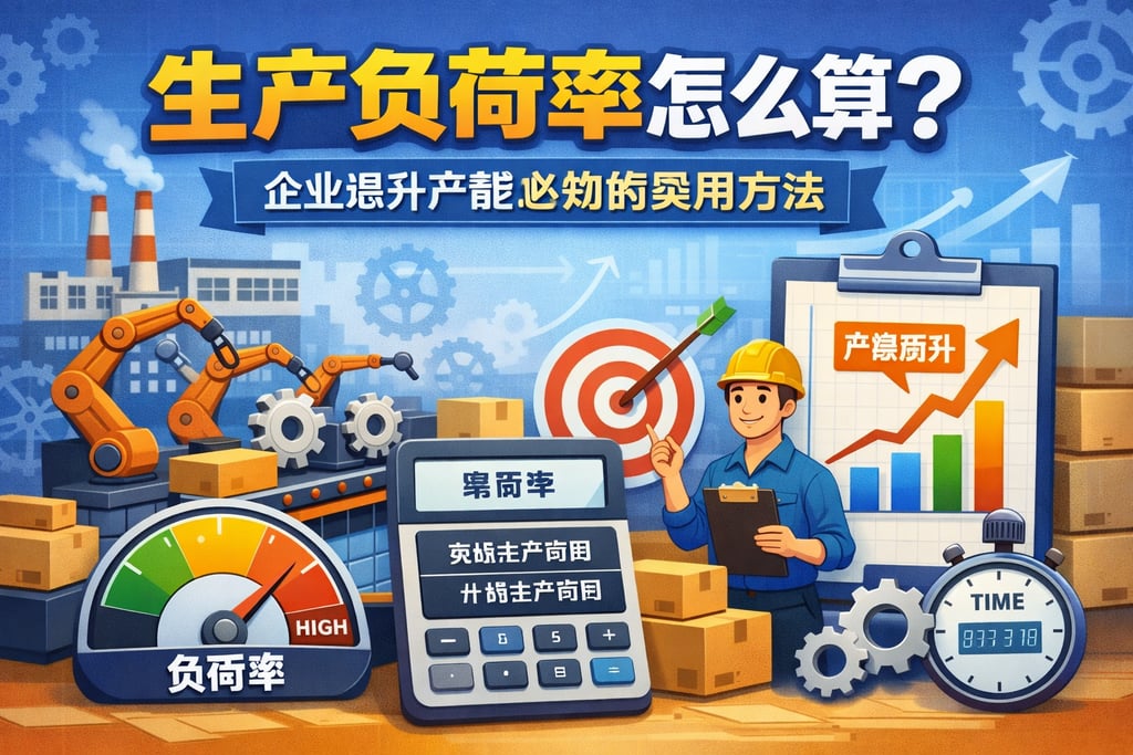 生产负荷率怎么算？企业提升产能必知的实用方法