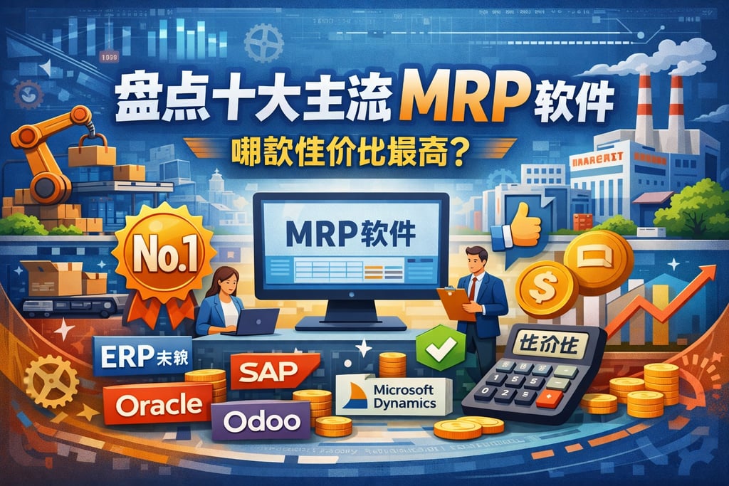 盘点十大主流MRP软件，哪款性价比最高？