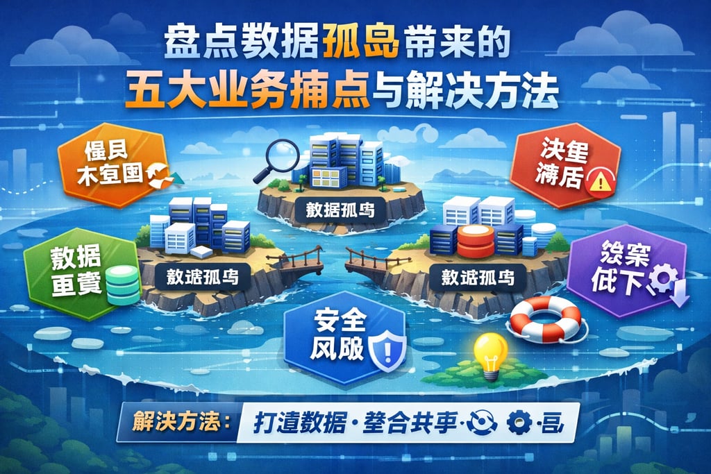 盘点数据孤岛带来的五大业务痛点与解决方法