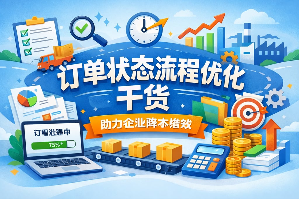 订单状态流程优化干货，助力企业降本增效