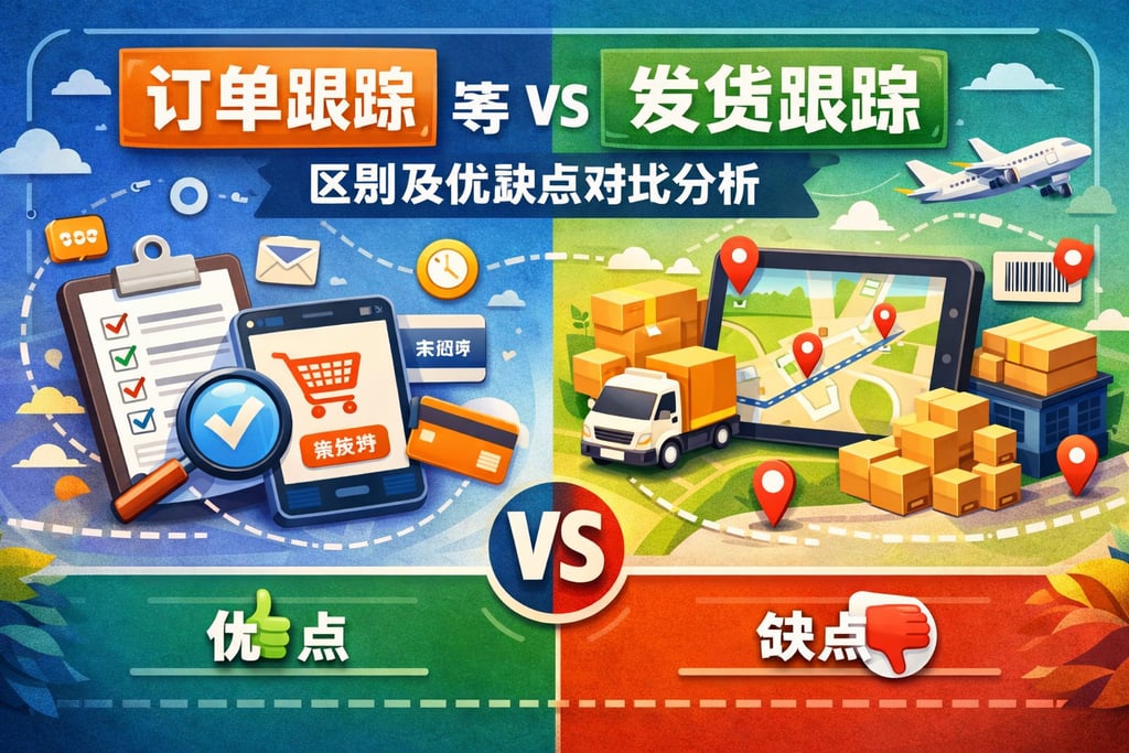订单跟踪与发货跟踪区别及优缺点对比分析