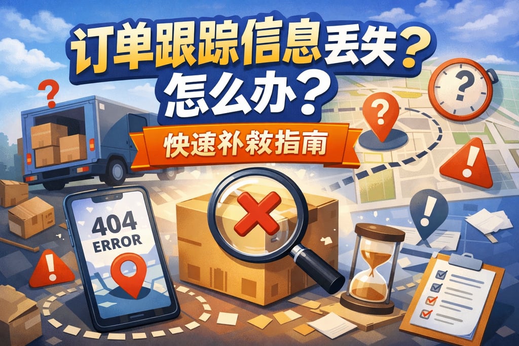 订单跟踪信息丢失怎么办？快速补救指南