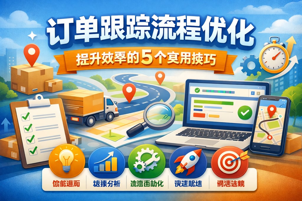 订单跟踪流程优化，提升效率的5个实用技巧