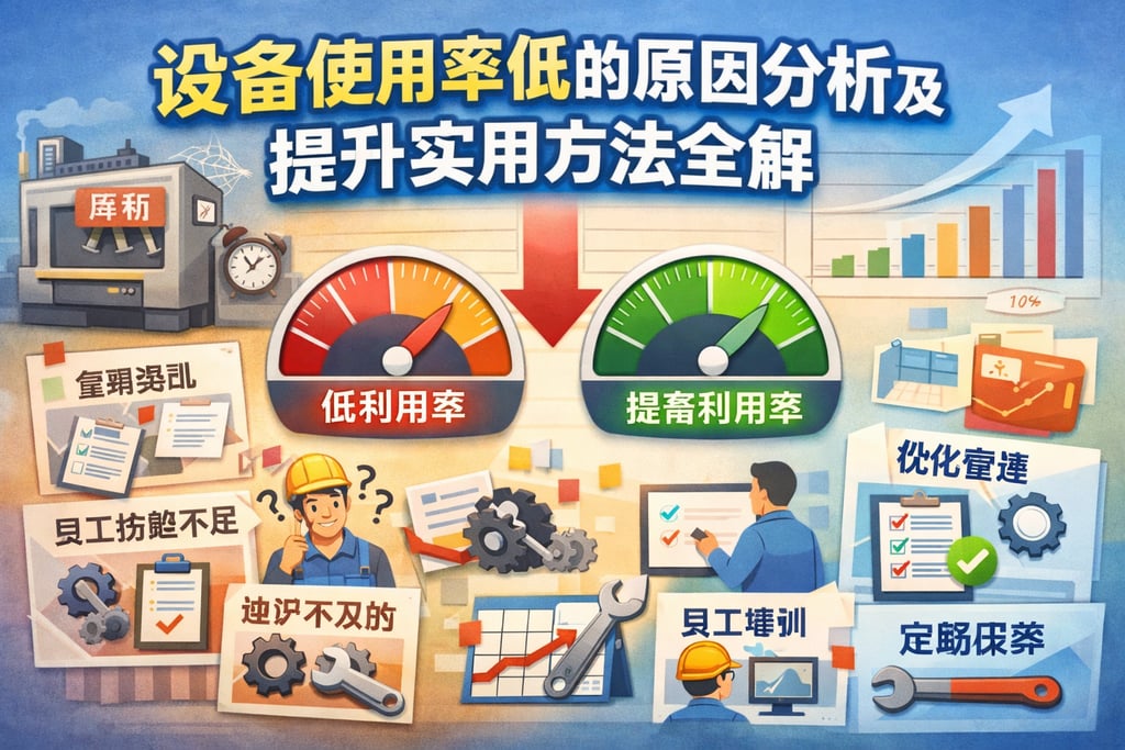设备使用率低的原因分析及提升实用方法全解