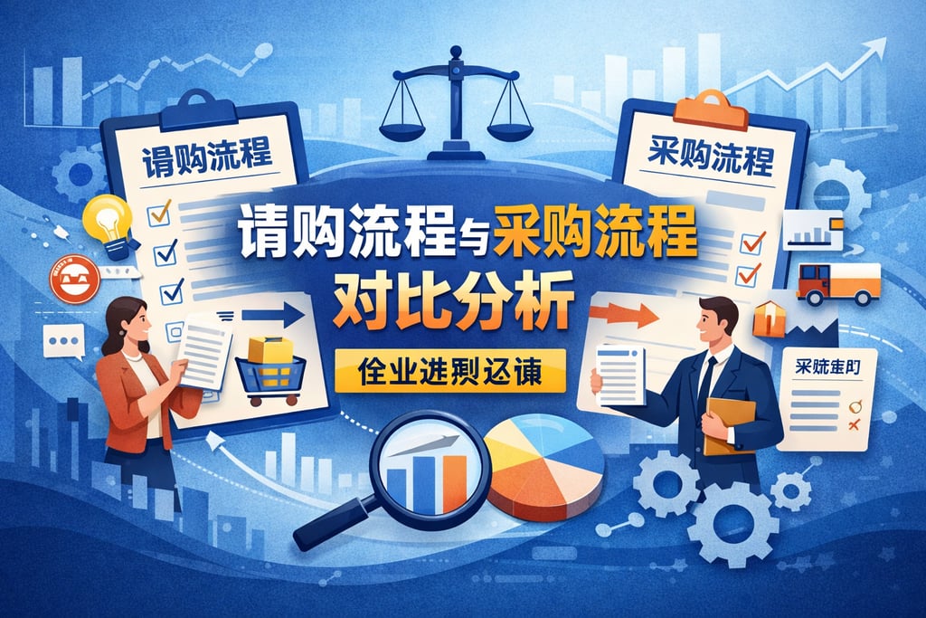 请购流程与采购流程对比分析，企业选型必读