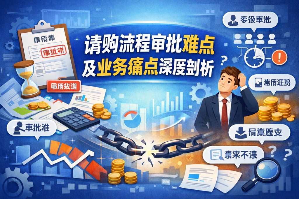 请购流程审批难点及业务痛点深度剖析