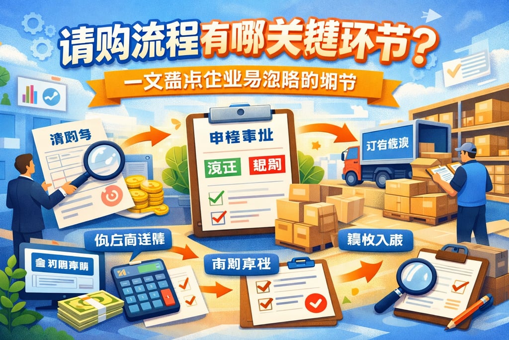 请购流程有哪些关键环节？一文盘点企业易忽略的细节