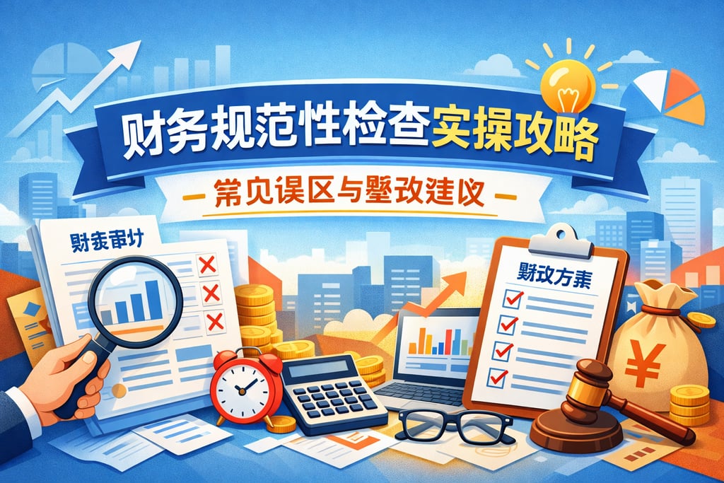 财务规范性检查实操攻略，常见误区与整改建议