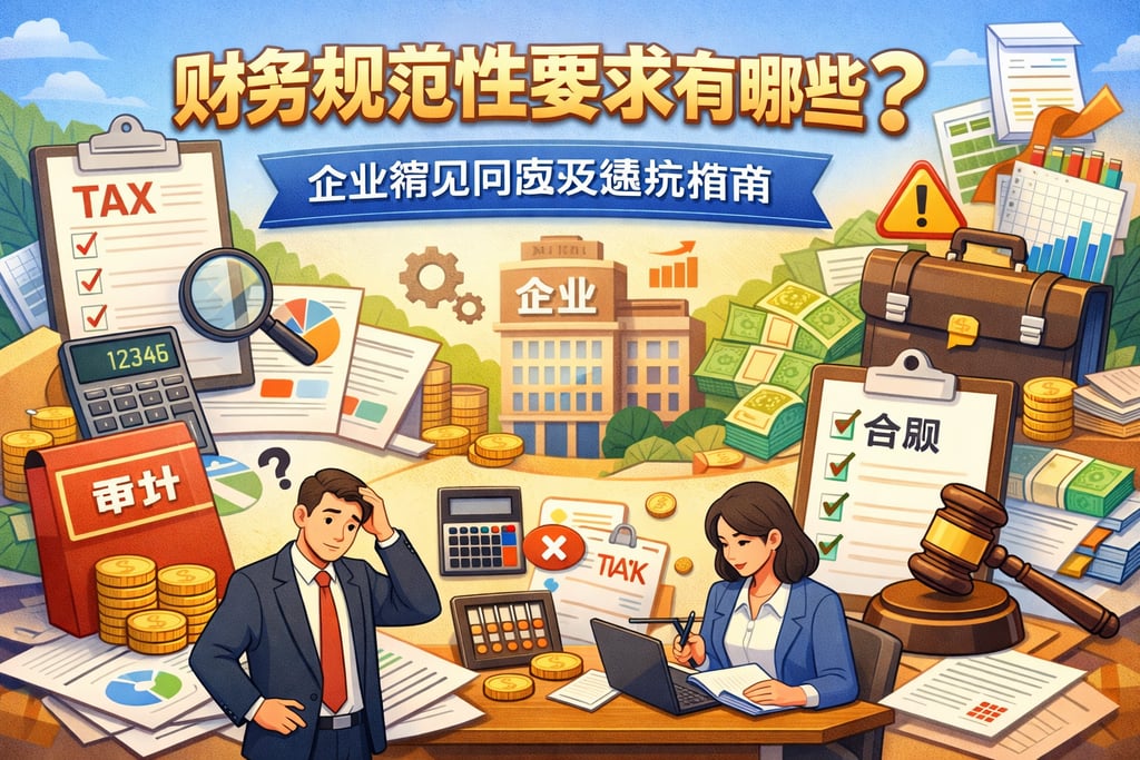 财务规范性要求有哪些？企业常见问题及避坑指南