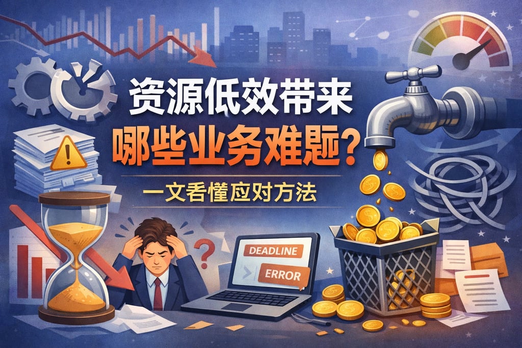 资源低效会带来哪些业务难题？一文看懂应对方法