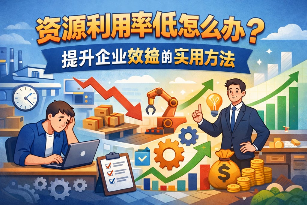 资源利用率低怎么办？提升企业效益的实用方法