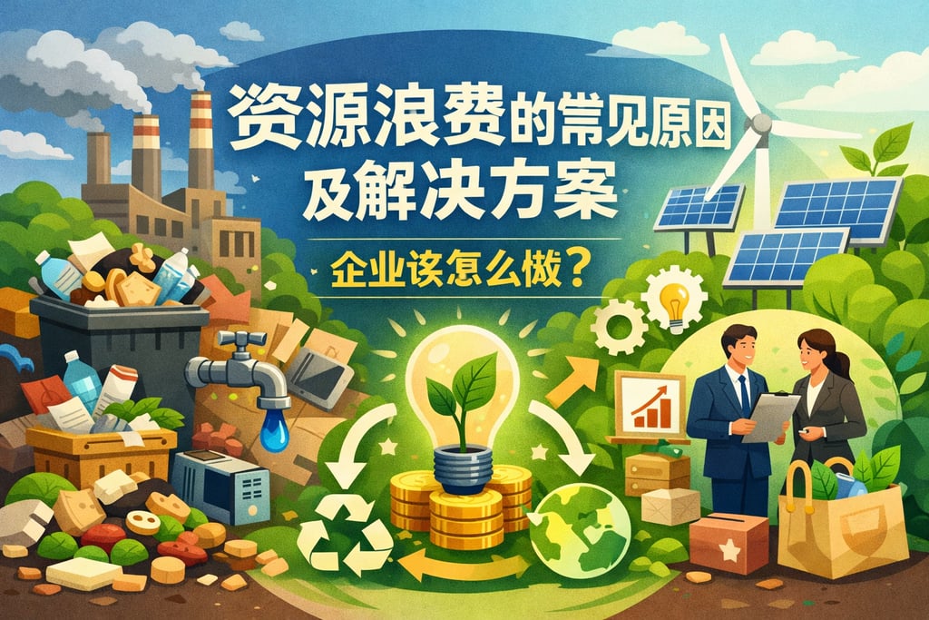 资源浪费现象常见原因及解决方案，企业该怎么做