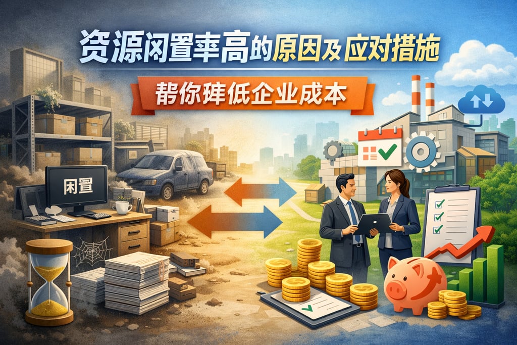 资源闲置率高的原因及应对措施，帮你降低企业成本