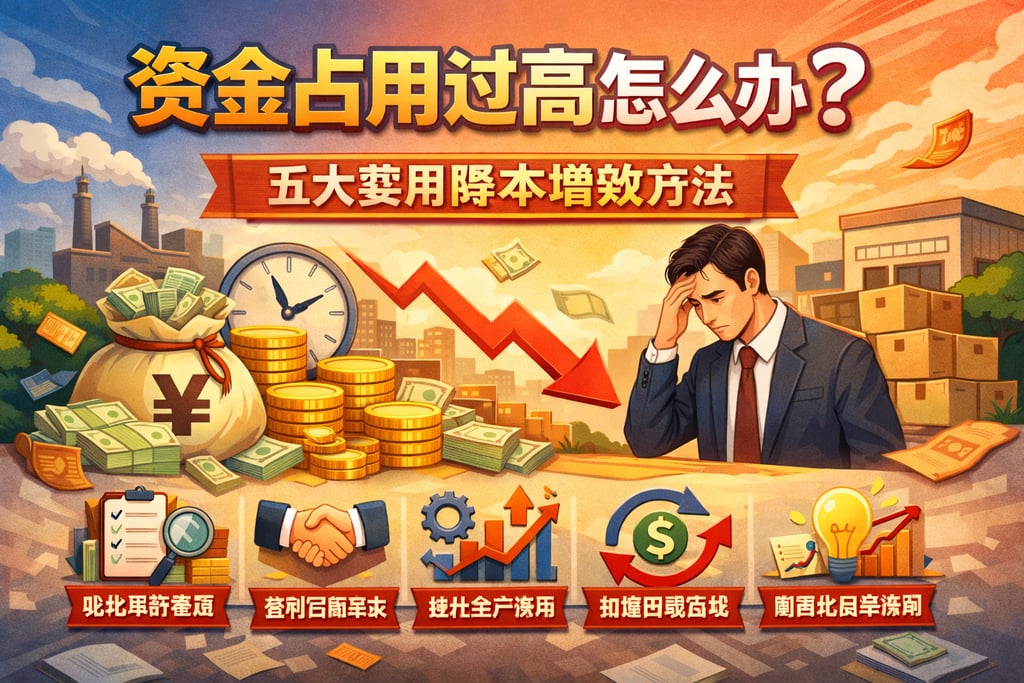 资金占用过高怎么办？五大实用降本增效方法