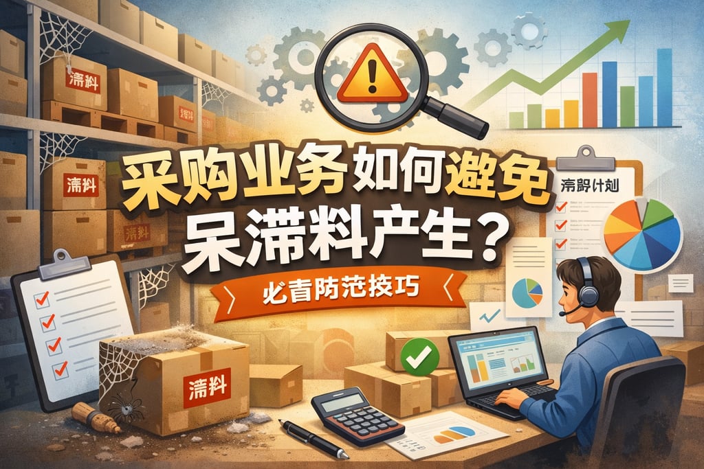 采购业务如何避免呆滞料产生？必看防范技巧