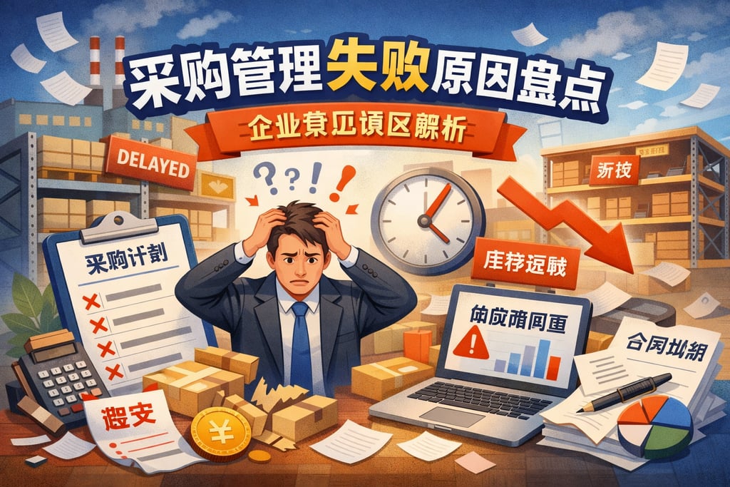 采购管理失败原因盘点，企业常见误区解析