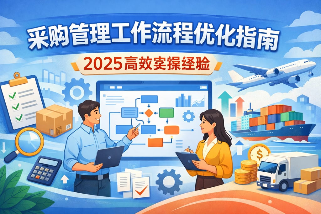 采购管理工作流程优化指南，2025高效实操经验