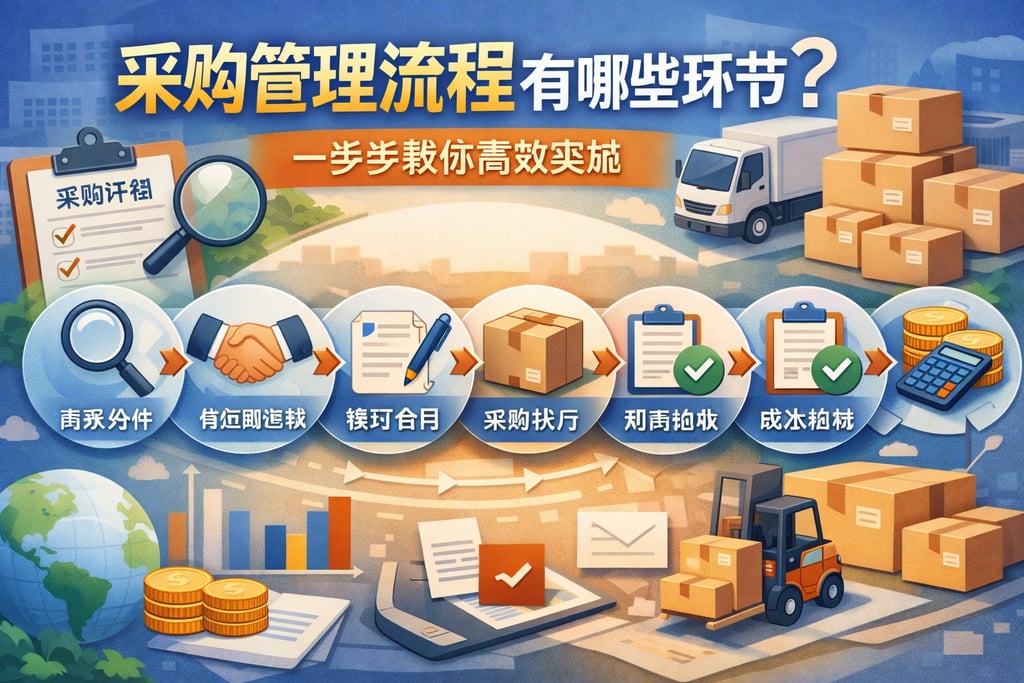 采购管理流程有哪些环节？一步步教你高效实施