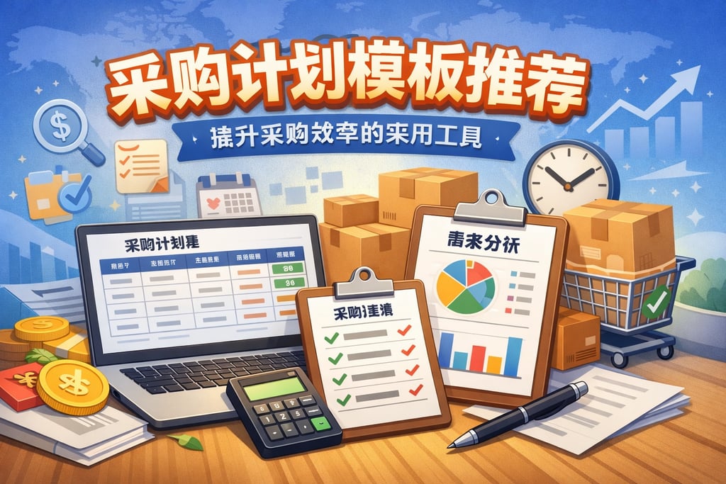 采购计划模板推荐：提升采购效率的实用工具