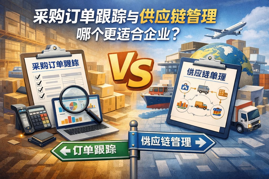 采购订单跟踪与供应链管理对比，哪个更适合企业？