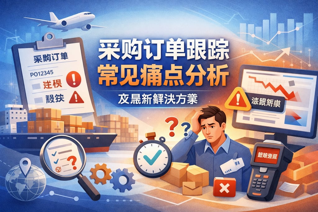 采购订单跟踪常见痛点分析及最新解决方案