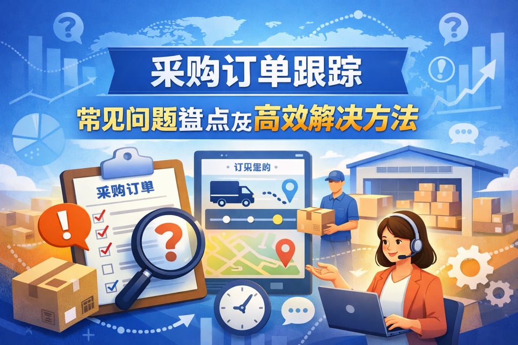 采购订单跟踪常见问题盘点及高效解决方法