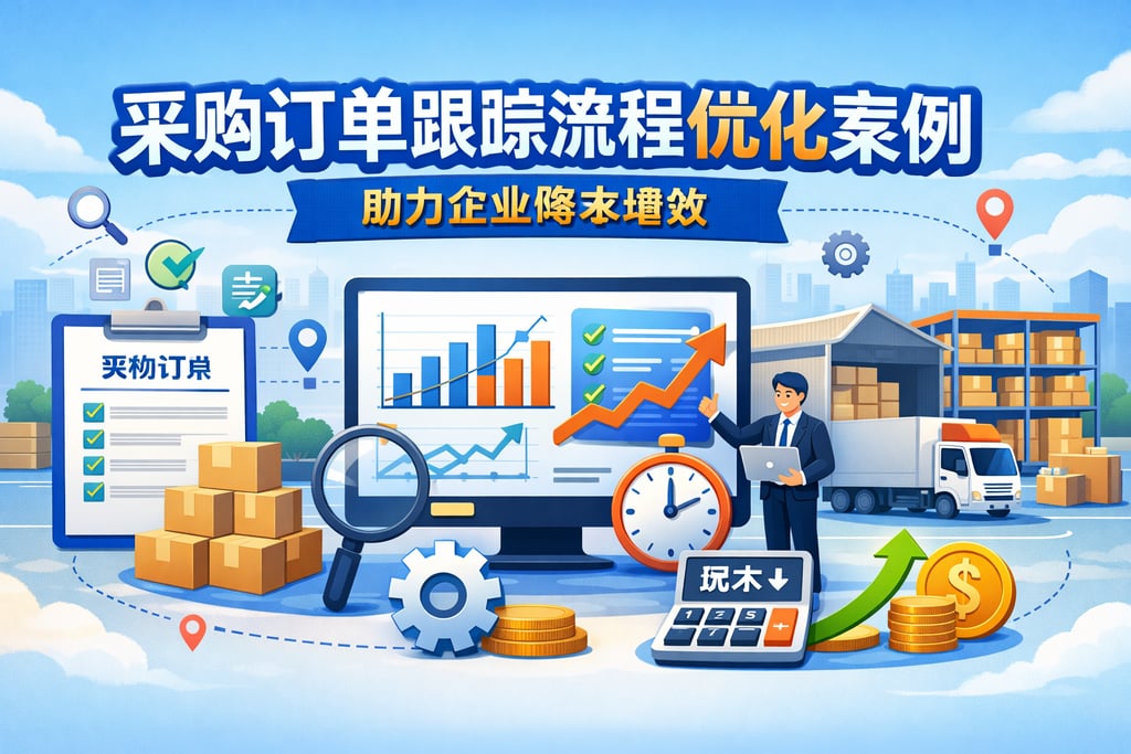 采购订单跟踪流程优化案例，助力企业降本增效