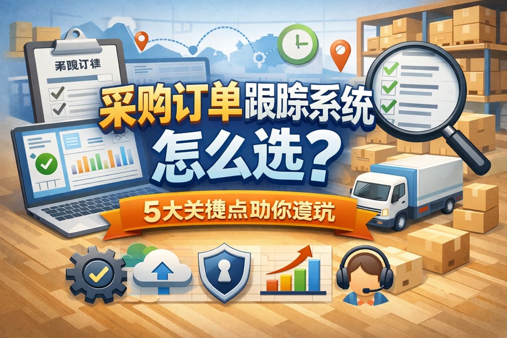 采购订单跟踪系统怎么选？5大关键点助你避坑