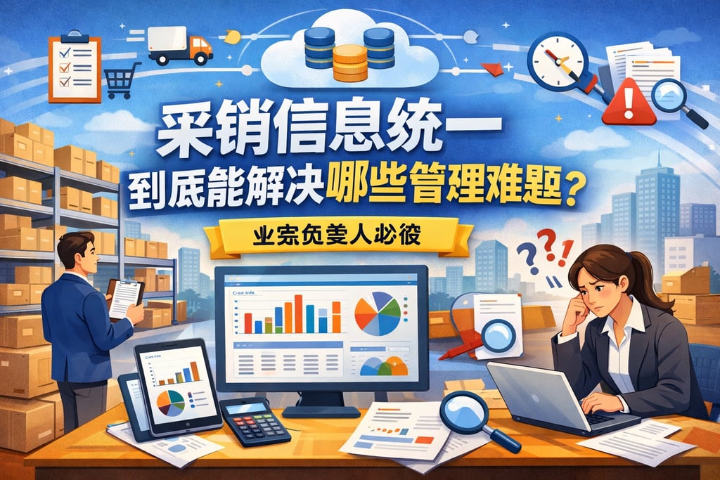 采销信息统一到底能解决哪些管理难题？业务负责人必读