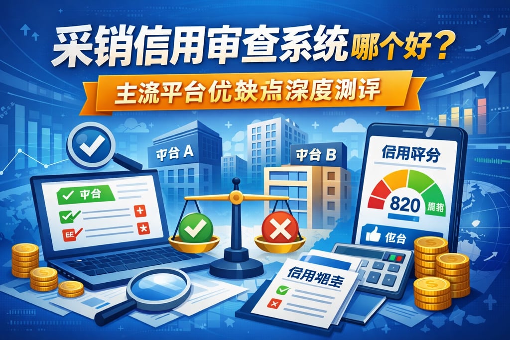 采销信用审查系统哪个好？主流平台优缺点深度测评