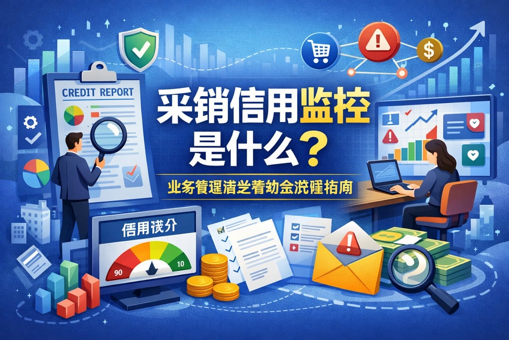 采销信用监控是什么？业务管理者必看的全流程指南