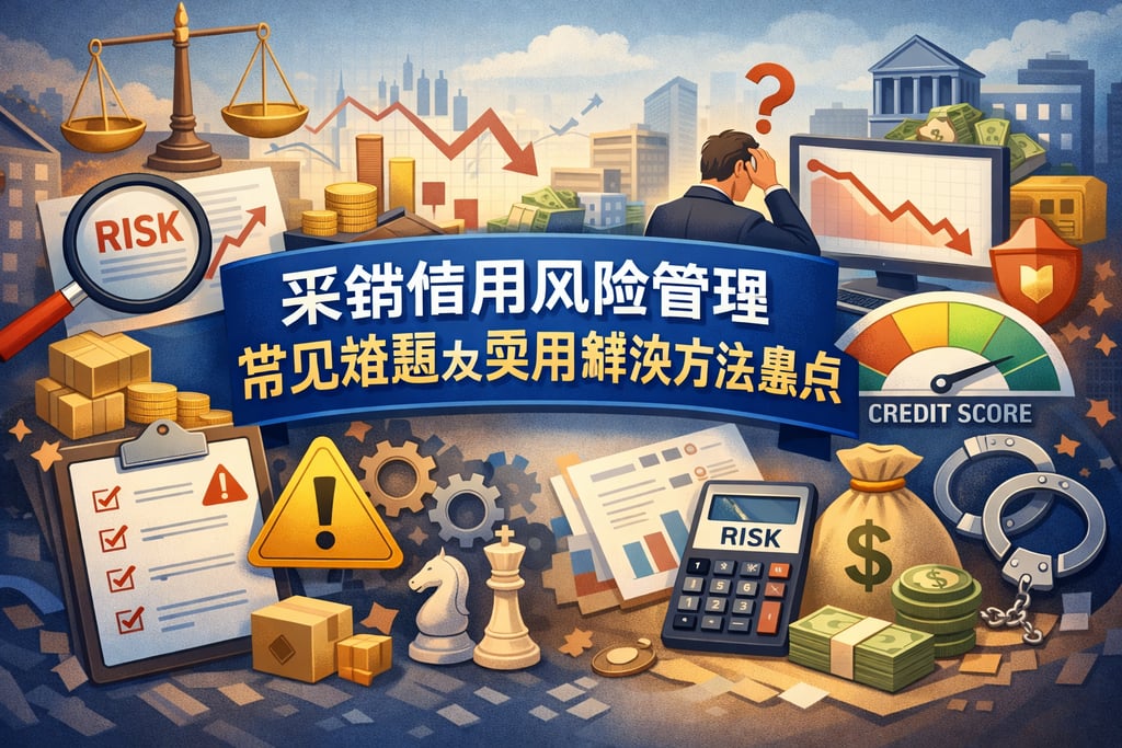 采销信用风险管理常见难题及实用解决方法盘点