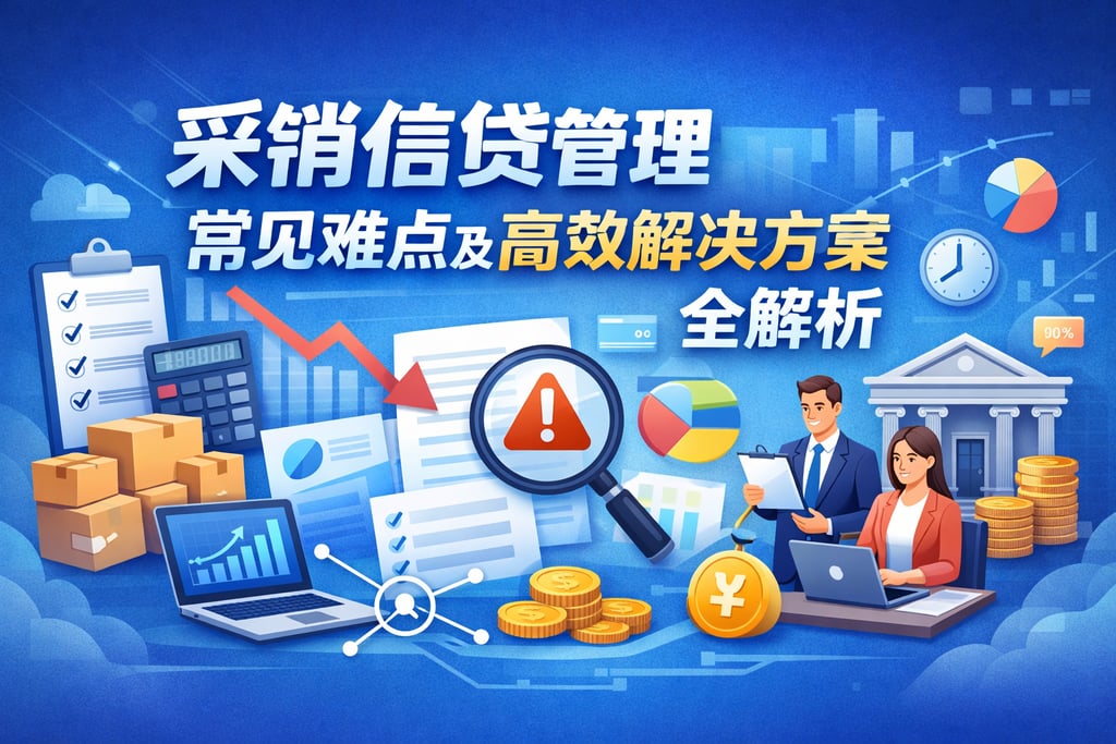 采销信贷管理常见难点及高效解决方案全解析
