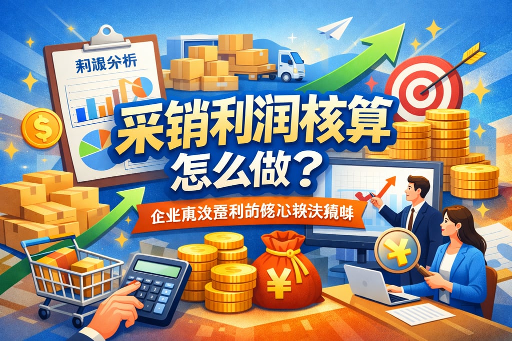 采销利润核算怎么做？企业高效盈利的核心秘诀揭秘