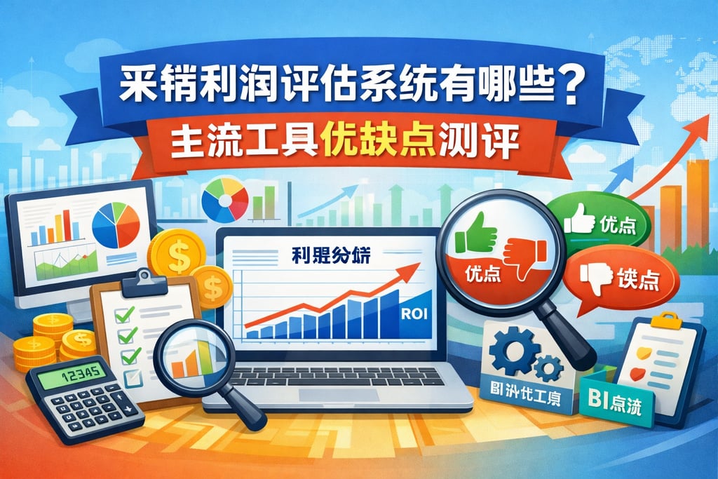 采销利润评估系统有哪些？主流工具优缺点测评
