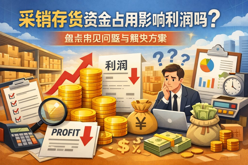 采销存货资金占用影响利润吗？盘点常见问题与解决方案