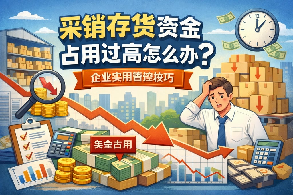 采销存货资金占用过高怎么办？企业实用管控技巧