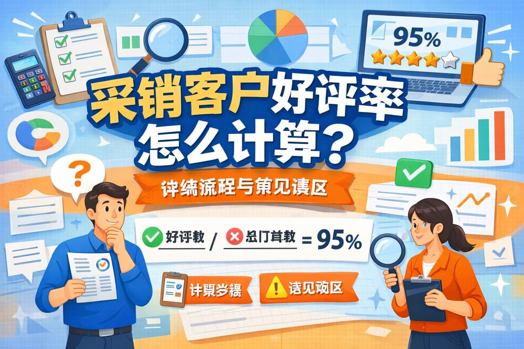 采销客户好评率怎么计算？详细流程与常见误区