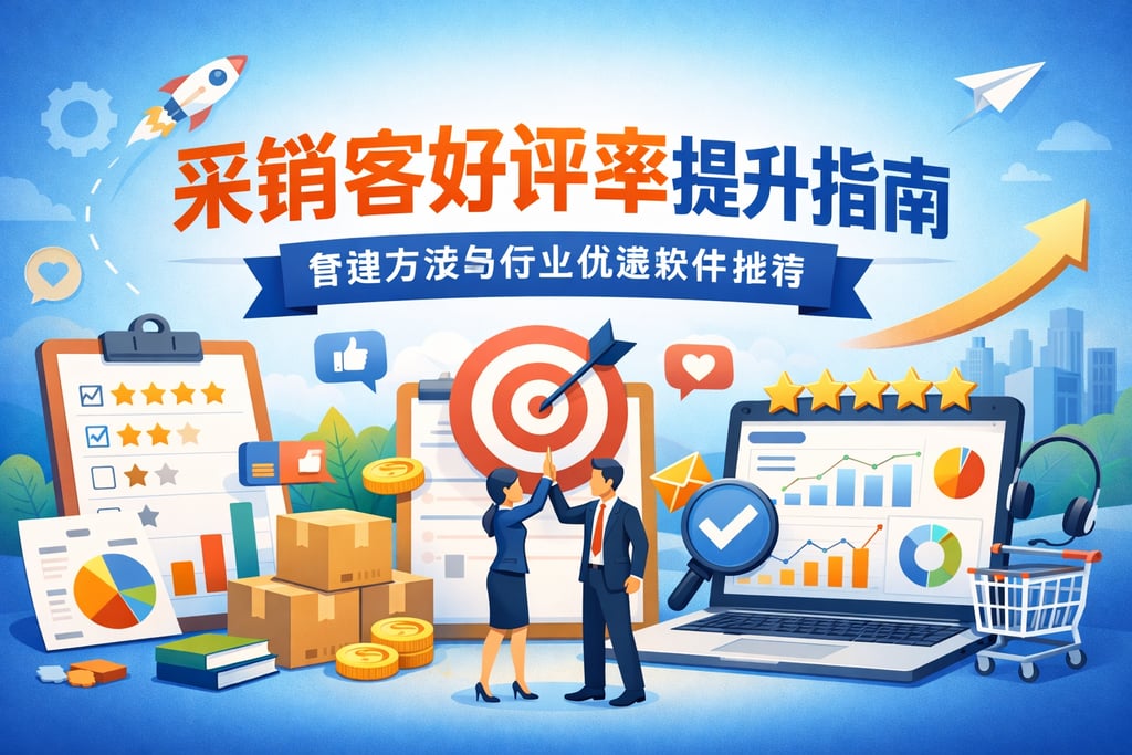 采销客户好评率提升指南：管理方法与行业优选软件推荐