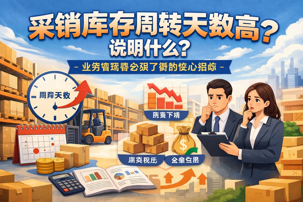 采销库存周转天数高说明什么？业务管理者必须了解的核心指标