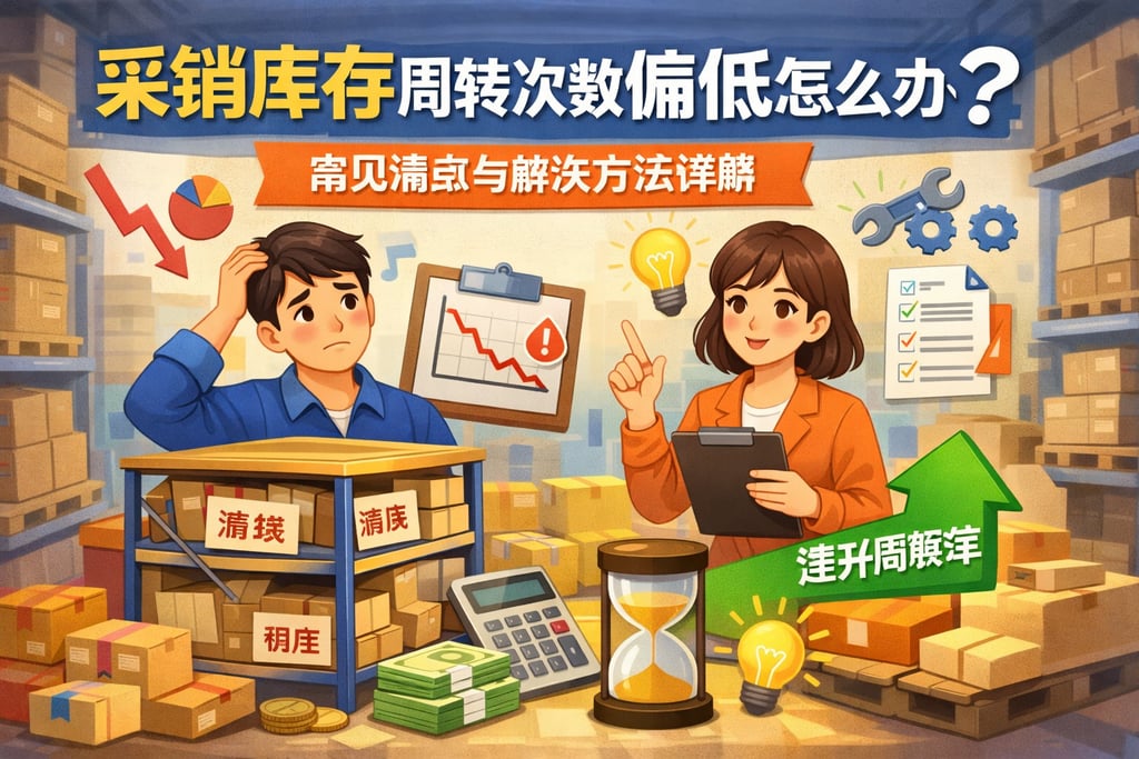 采销库存周转次数偏低怎么办？常见痛点与解决方法详解