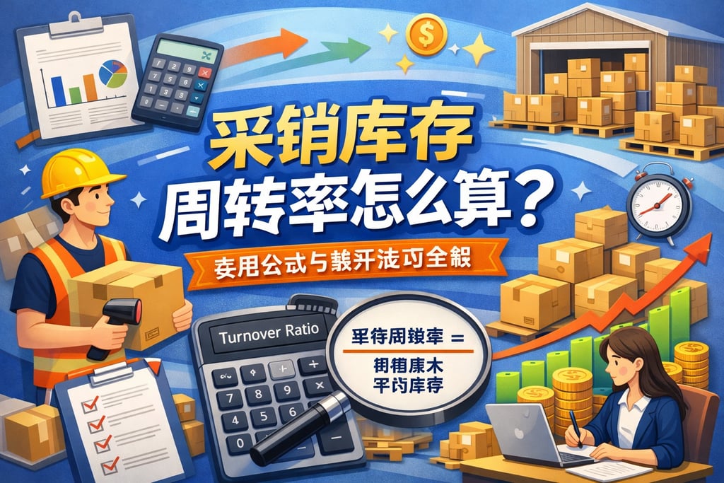 采销库存周转率怎么算？实用公式与提升技巧全解