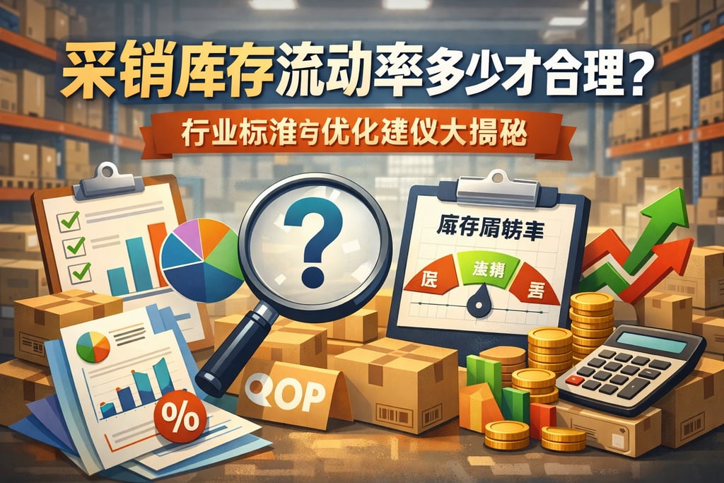 采销库存流动率多少才合理？行业标准与优化建议大揭秘