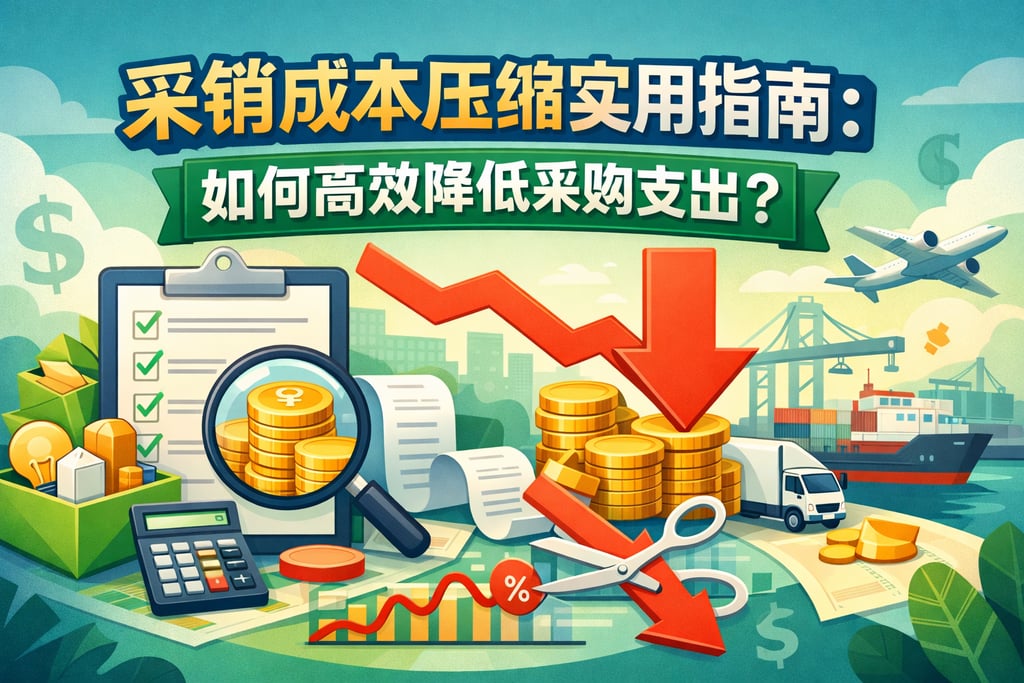 采销成本压缩实用指南：如何高效降低采购支出？