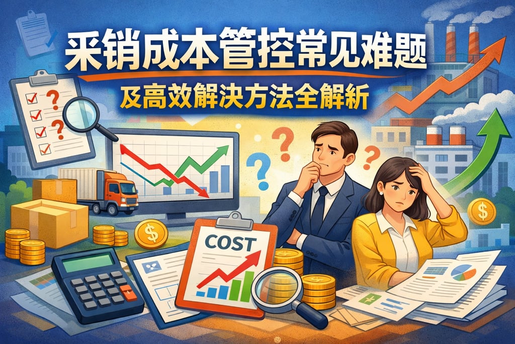 采销成本管控常见难题及高效解决方法全解析
