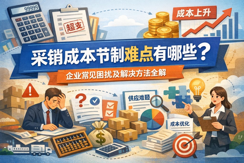 采销成本节制难点有哪些？企业常见困扰及解决方法全解