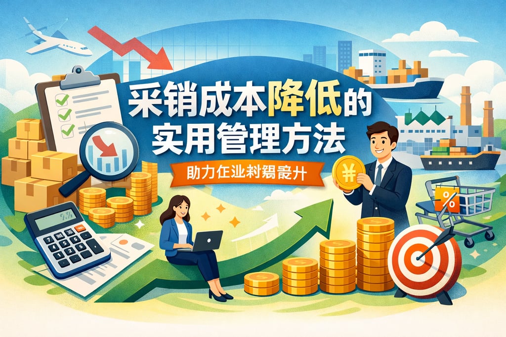 采销成本降低的实用管理方法，助力企业利润提升