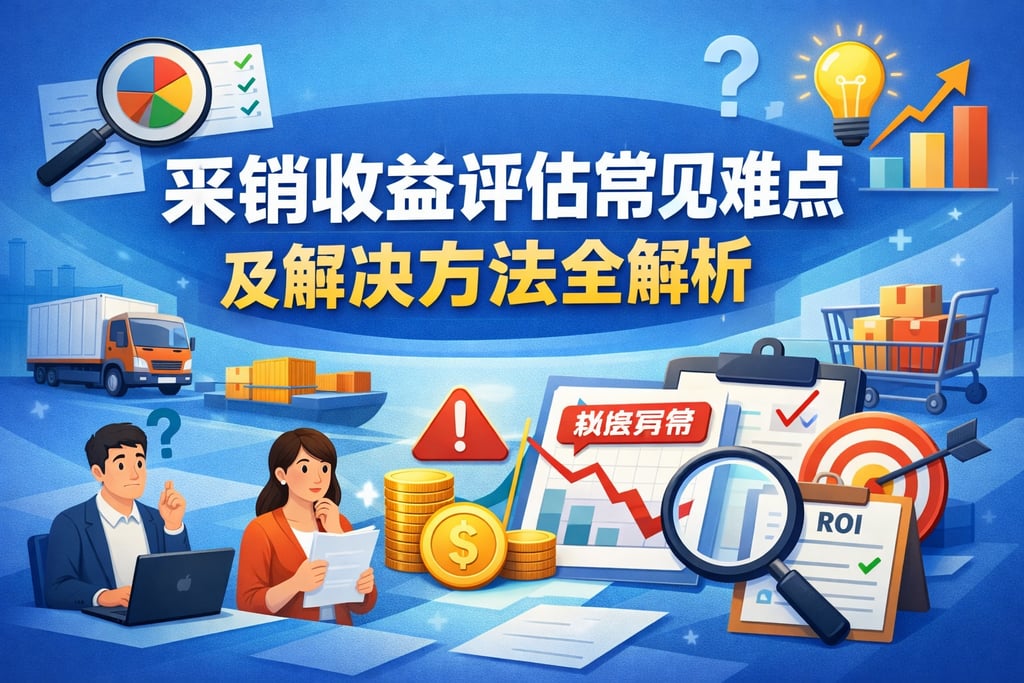 采销收益评估常见难点及解决方法全解析